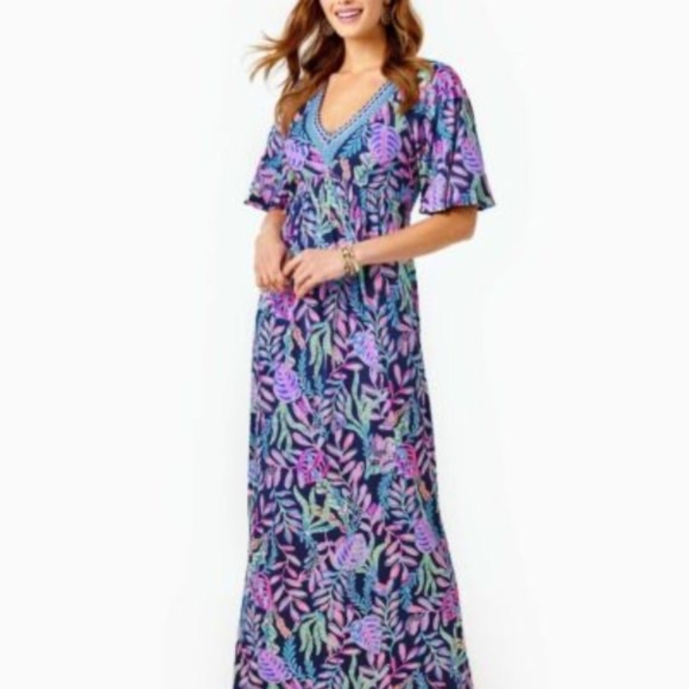 Lilly Pulitzer Manuela Maxi Dress Size M